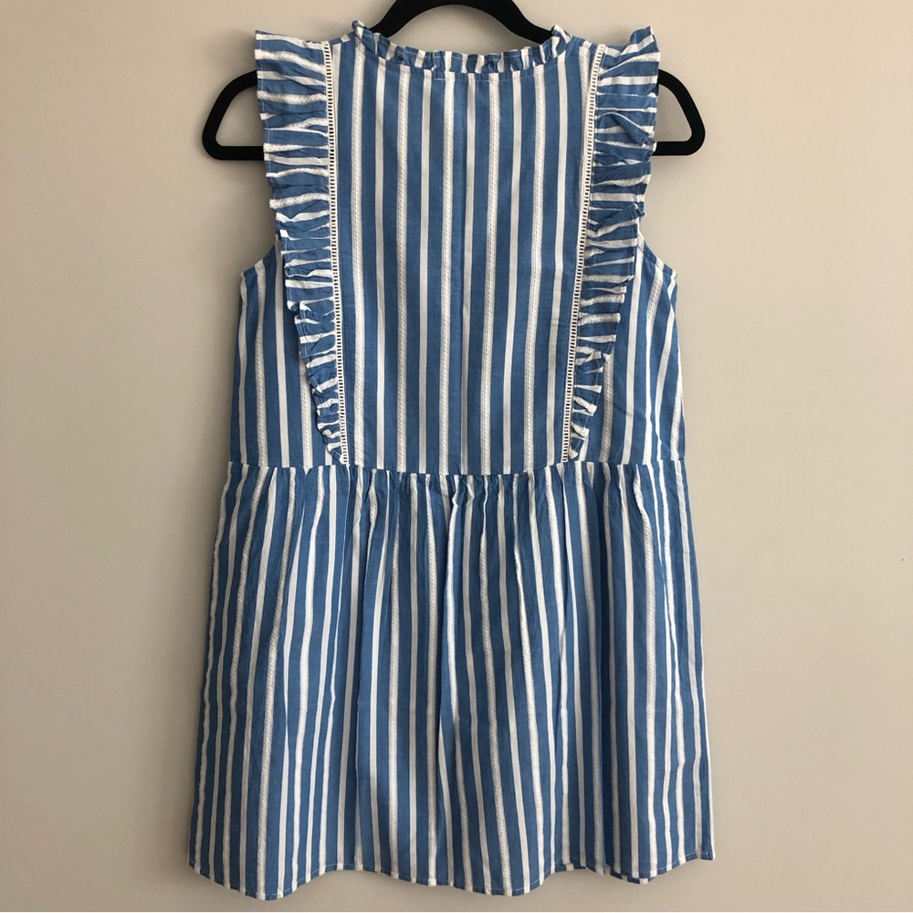 Sezane Blue and White Striped Dress - Picture 7 of 9
